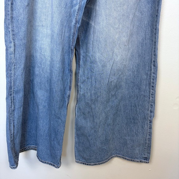 American Eagle Super High Rise Ultra Wide Leg Y2K Streetwear Retro Size 16 - Picture 4 of 11